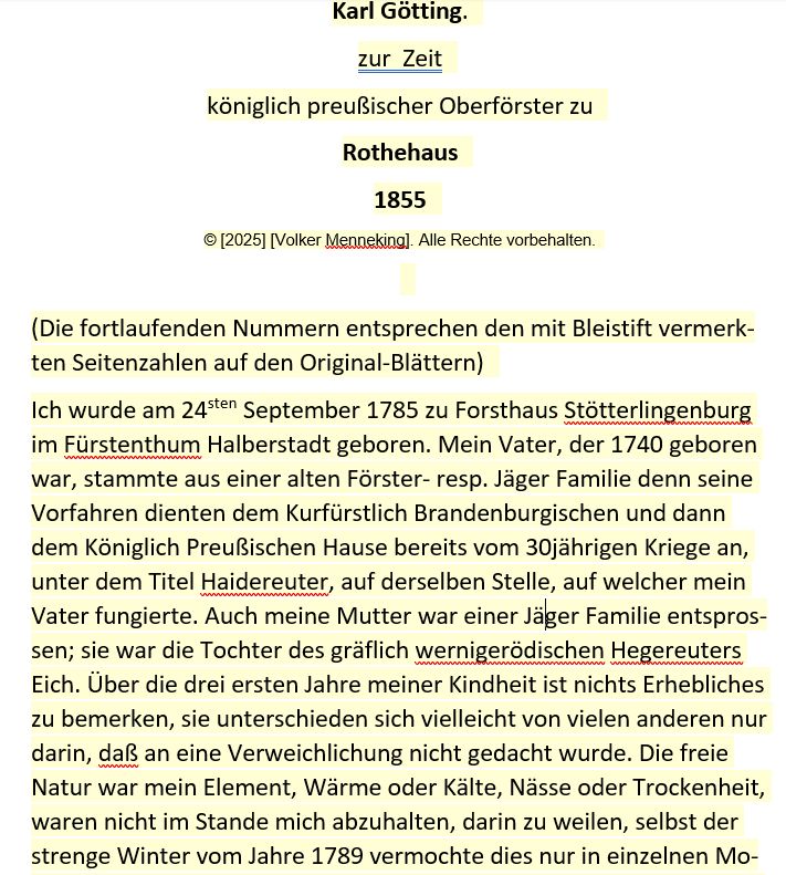 Übertragung